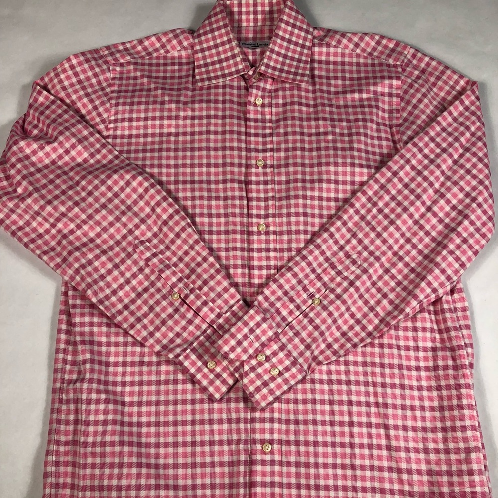Christian Lacroix Mens Button Down Size Medium Fit